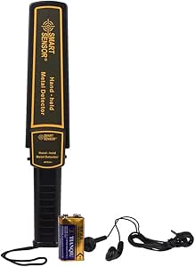 Sentient Sensor Portable Hand-Held Metal Detector Wand: Amazon.co.uk ...