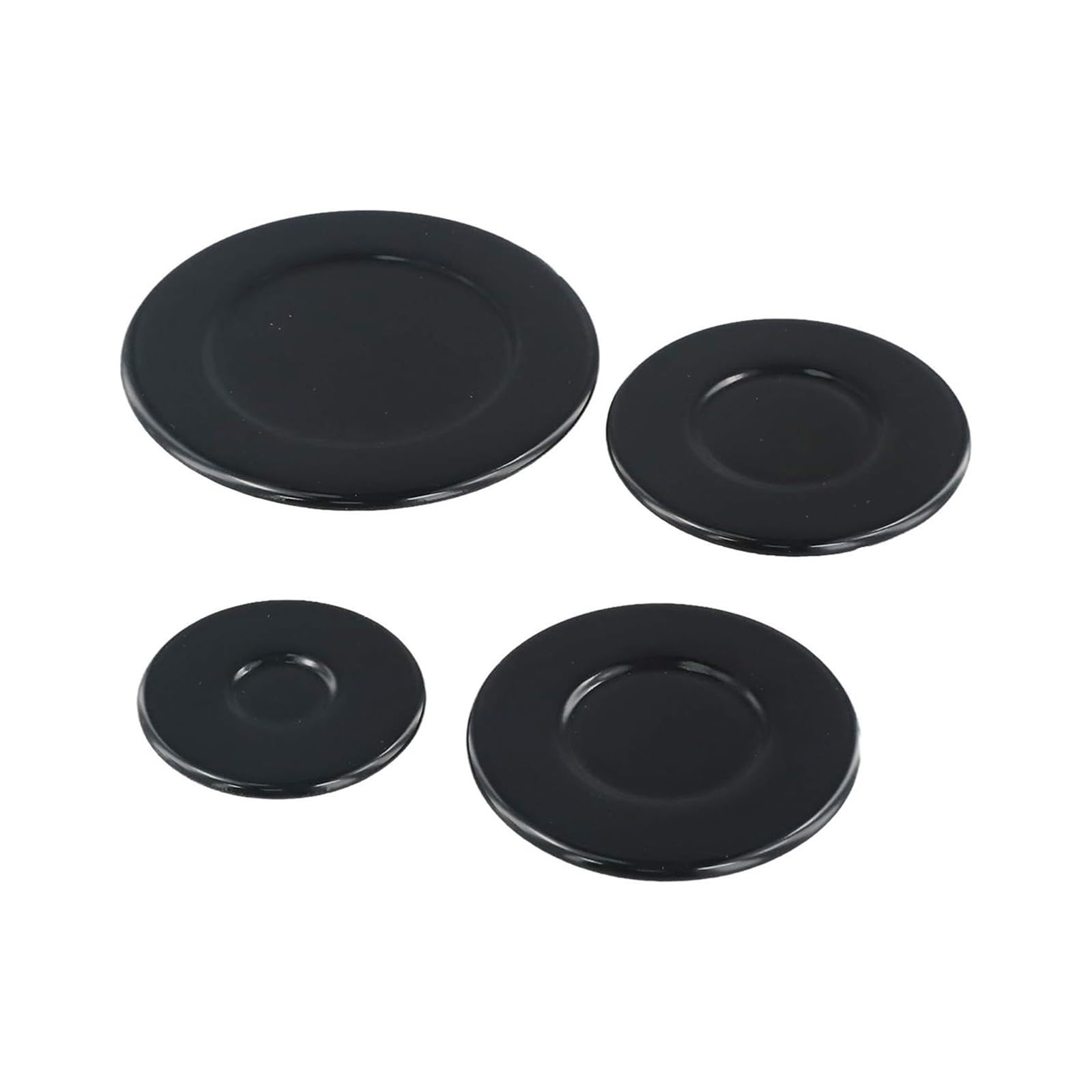 ZHANGYEZHAN 4Pieces Kitchen Stove Lid Set Metal Texture Efficient and Safe for Kitchen Ranges for Enhancing Cooking Efficiency Stove Accessories