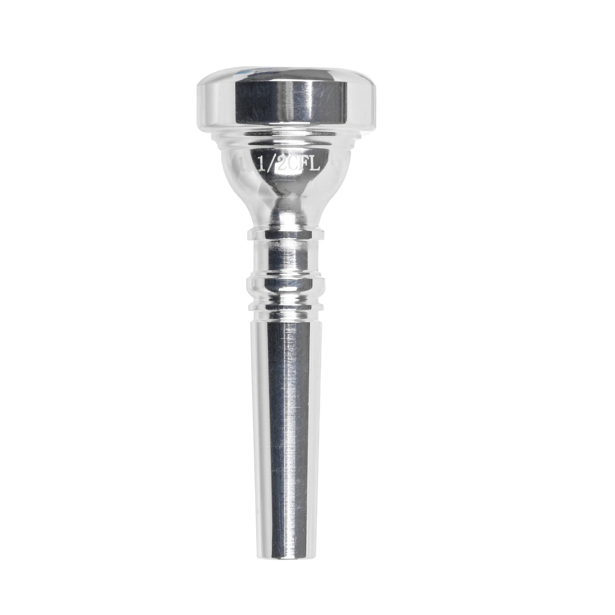 Lovermusic Silver Brass Socket OD 0.35inch Flugelhorn Mouthpiece 1-1/2CFL Mus...