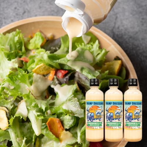 CHAMP CAFE [全3回定期便][ご家庭用][無添加] 糸島野菜 和風 フレンチ 生 ドレッシング