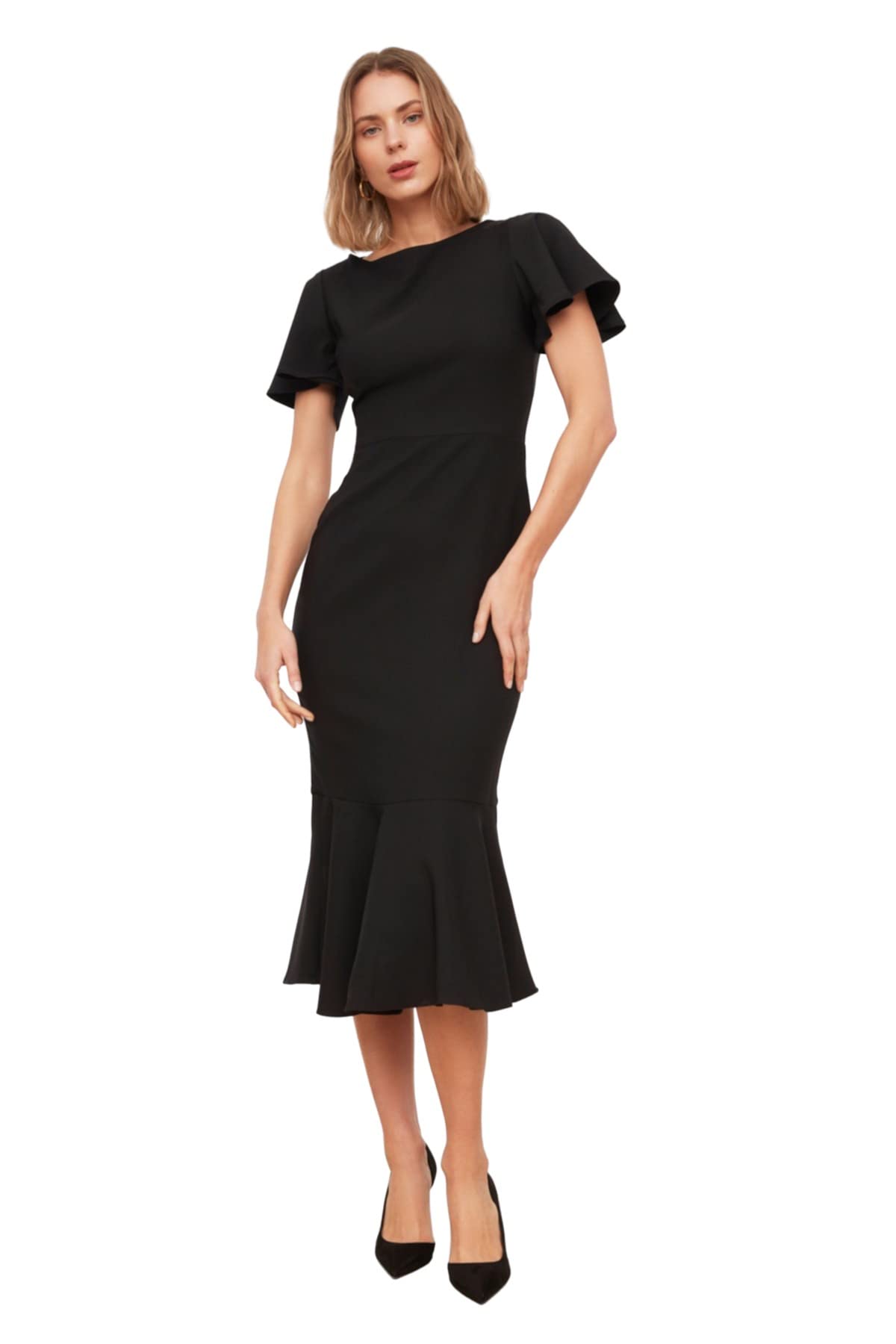 Trendyol Vestido Midi Mujer