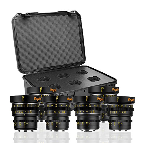 Image of V1-6LENSKITCASEM Mini Prime 6 Lens Kit with Manual Focus, Black