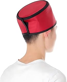Delantal de Plomo Gorra Protectora De Rayos X Azul/rojo/amarillo, Sombrero Protector De Rayos X Con Protección Contra Radiación Para Sanatorio De Hospital Dental Para Mascotas ( Color : Red , Size : 0
