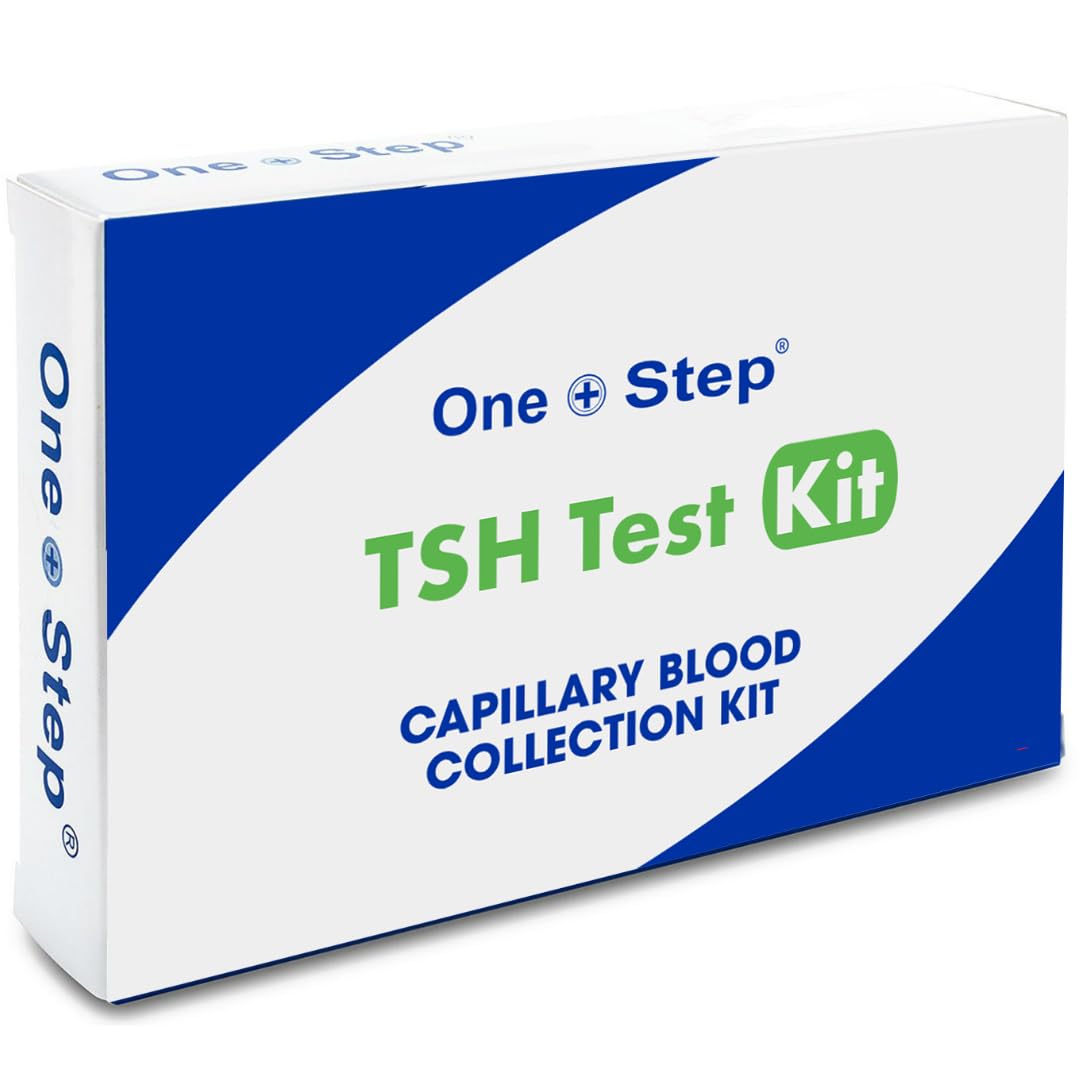 One Step: Thyroid Stimulating Hormone (TSH) Home Blood Test Kit – Lab-Verified Thyroid Function Test for Hypothyroidism & Hyperthyroidism – Fast 2-3 Day Results – at-Home Health Testing Kit