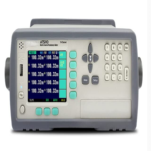AT5110 Multi Channels Micro Ohm Meter 10 Channel Display Simultaneously 30k Max (AT5108)