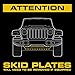 Tyger Auto TG-GD6J60468 Front Bumper Guard Compatible with 2018-2024 Jeep Wrangler JL (NOT for JK) & 2020-2024 Jeep Gladiator (NOT for Mojave Models) | Textured Black | Light Mount | Bull Bar
