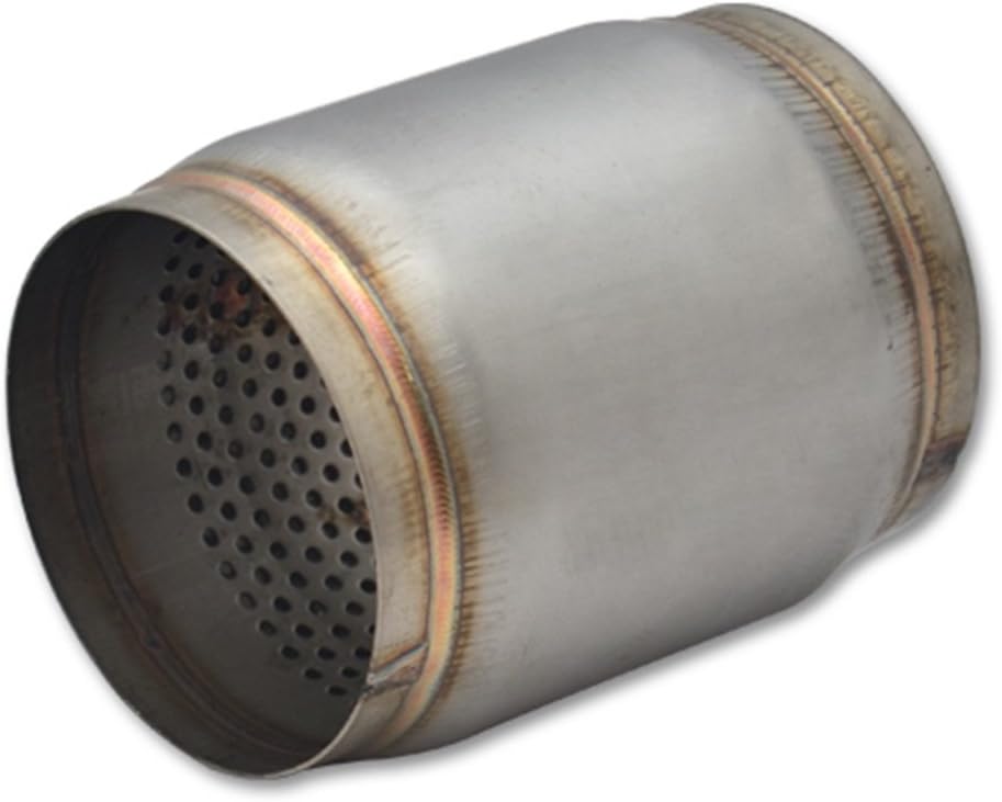 Vibrant Performance 17965 Stainless Steel Race Muffler, 3.5" Inlet/Outlet x 5" Long, 1 Pack