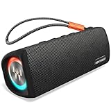 New Trent Spark Lite Portable Bluetooth Speaker with Pro-Level Waves Audio & IPX65 Waterproof for Ultimate Summer Vibes