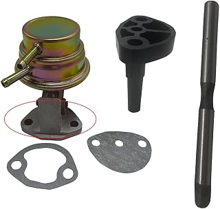 113127025D Fuel Pump Kit including 113127025D(Fuel Pump) 113127303(Flange) 113127307(108mm Long Drive Rod, Generator Style), Beetle & Ghia thru 1973 Bus thru 1971