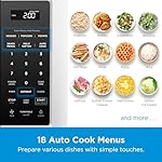 Midea MOR17BSA-SS 1.7 Cu.ft. Over The Range Microwave Oven with Smart Touch Panel, Auto Cooking Menu, 1000 W, 300 CFM Ventilation, in Stainless Steel - Image 2