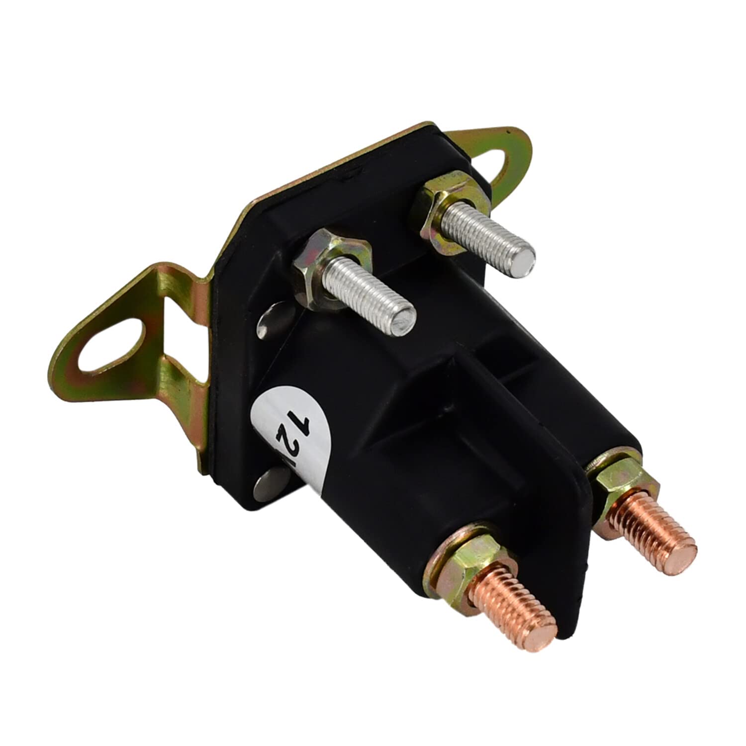 MIU12537 Solénoïde de démarreur 12 V 782-1221-210-22 compatible avec tracteur John Deere S240 X300 X304 X305 X310 X320 X380 X384 X390 X394 FS600V FS600V FS600V 51 V. Compatible avec Toro 884