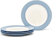 Vista 11 de Noritake Colorwave Ice - Juego de 4 platos llanos Coupe, 10-1/2