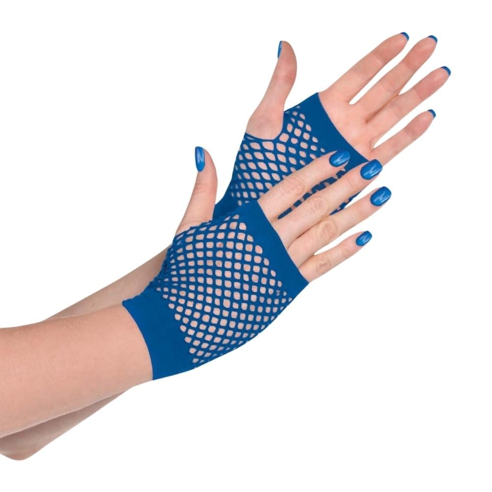 AmscanUnisex Adult Fingerless Short FishnetGlovelettes