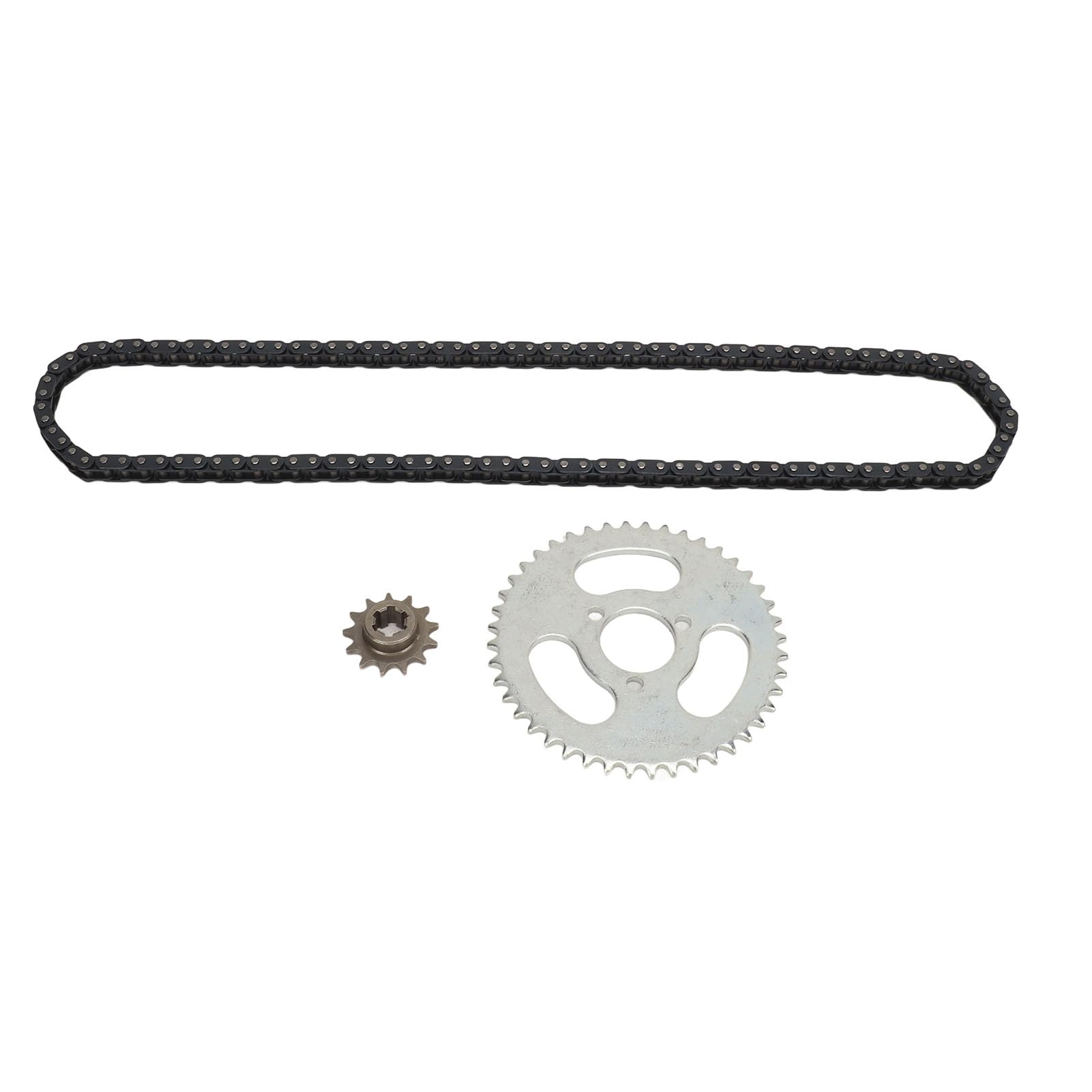 Kit de chaîne de pignon avant T8F 13T, pignon d'entraînement T8F 116 maillons T8F 44T 3 trous pour VTT, mini vélo, motos