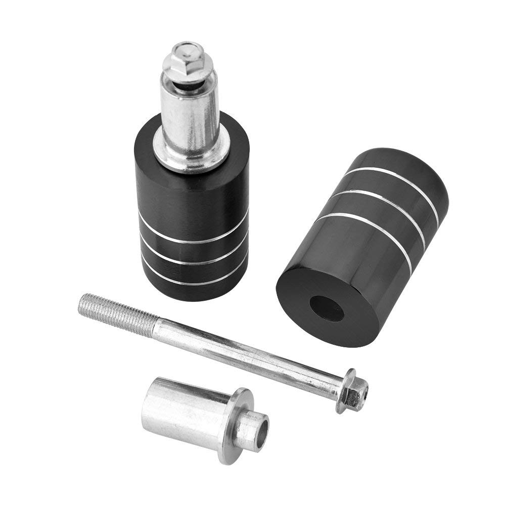 Cadre de Moto Sliders,Akozon Noir Curseur Anti Chute Moto avec des boulons - Anti-Crash - Protection Contre Les Chutes