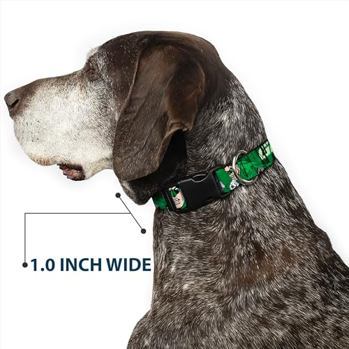 Collier Green Lantern chien accessoire canin réglable nylon robuste