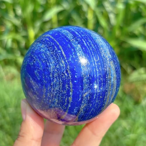 Boule de Lapis-Lazuli d'équilibrage énergétique de 7-8cm pour harmoniser les énergies de vie