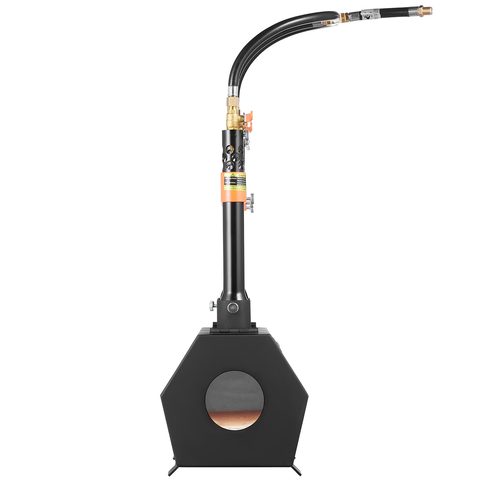 VEVOR Forja de Gas Propano 3 Quemadores, Horno de Fusión de Propano Temperatura Máx 1427 ℃, Horno de Forja de Gas Portátil, Fabricación de Cuchillos, Forja de Metales para Cuchilleros, Herreros