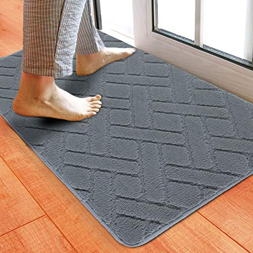 Indoor Doormat 24"x 36" Front Door Mat Non Slip Rubber Backing Super Absorbent