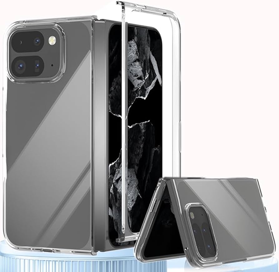 Amazon.co.jp: Google Pixel 9 Pro Fold ケース クリア 透明 カバー