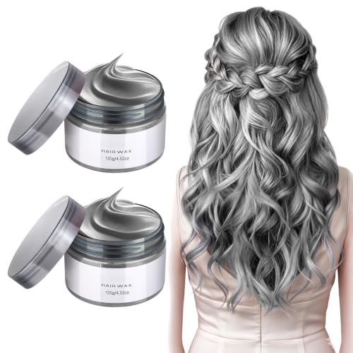 Cera Temporal para Cabello Gray Hair Wax 2-Pack