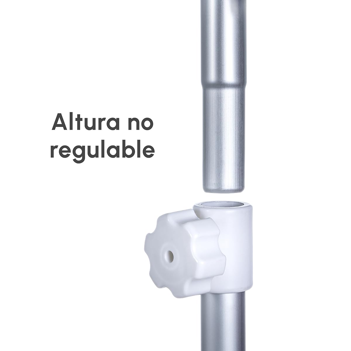 LOLAhome Parasol sombrilla Mostaza de Ø 250 cm, Aluminio | con Varillas Flexibles de Fibra de Carbono y mástil de Aluminio