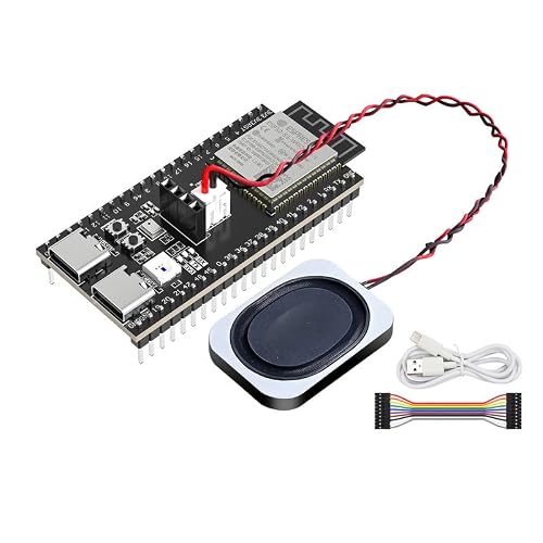 Yahboom ESP32-S3 WROOM-1-N16R8 �J���{�[�h Xiaozhi AI�������� Standard Kit | �f���A���R�A240MHz�v���Z�b�T�A2.4GHz Wi-Fi Bluetooth 5�Ή��AArduino IDE / Mi