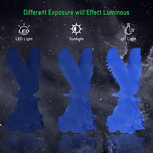 Image of TTYT3D Glowing in Dark Blue PLA 3D Printer Filament, 1.75mm 1Kg 2.2lbs 3D Printing Material, Widely Fit for 3D Printers, Glow in Dark Blue PLA