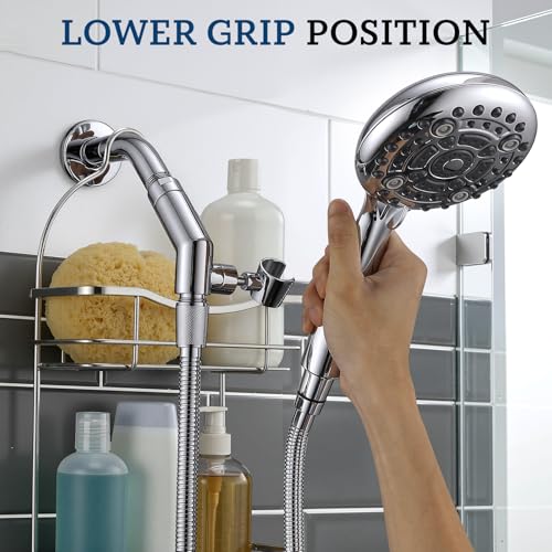 Pomme de douche haute pression 12,4 cm résout le manque de pression d'eau