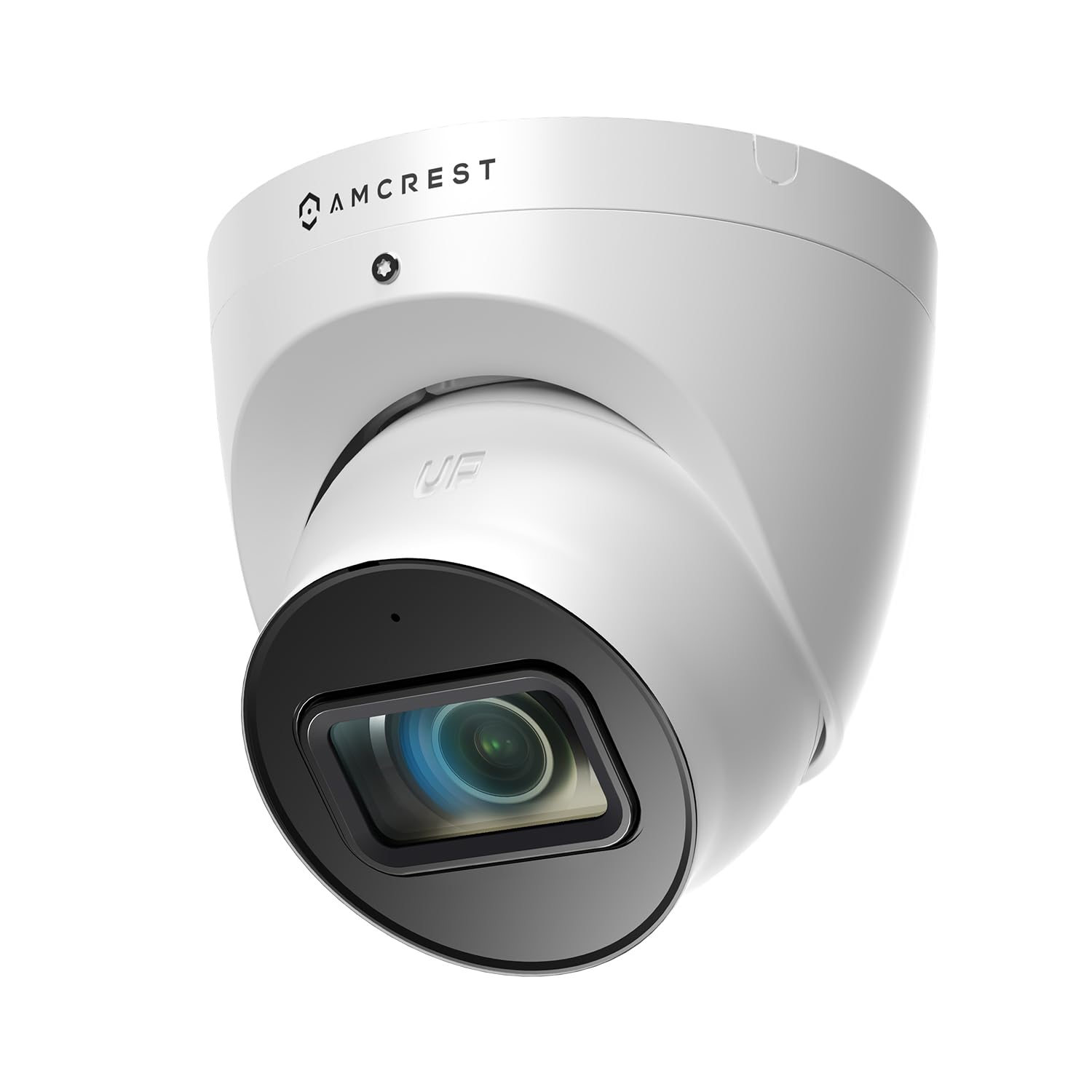 Analog 4K Outdoor Security Camera, Turret 8MP @15fps CCTV-Coax-BNC, 65ft Night Vision, 125° Angle, Built-in Mic, White (AMC4KDM28-W-V3), (Not an IP Camera) DVR Required, Not Included