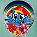 CafePress My Little Pony Rainbow Dash Flowers Womens Comfort Womens Comfort Colors Shirt