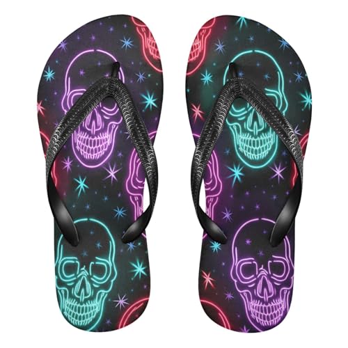 STAYTOP Cool Skull Flip Flops Sandals of Men's Women's,Sandals - Main Image