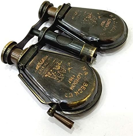 Catalejo de Latón Náutico con Estuche de Cuero miniatura 3