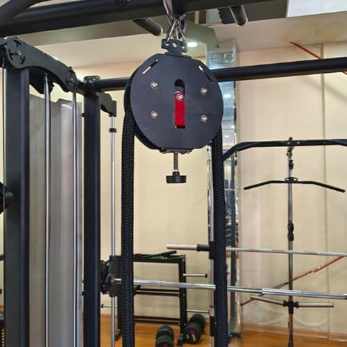 Adjustable Resistance Endless Rope Trainer – Pulley Cable System for Home Gym, Portable Tool for Pull Rope Fitness, Strengthens Grip, Arms, Back & Supports Aerobic Exercises