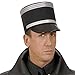 Produktbild Amakando Gendarm Hut Französische Polizei Mütze Offiziershut Armee Offizier Frankreich Polizist Käppi Kopfbedeckung Soldaten Schirmmütze Fasching Uniform Mottoparty Accessoire Karneval Kostüm Zubehör