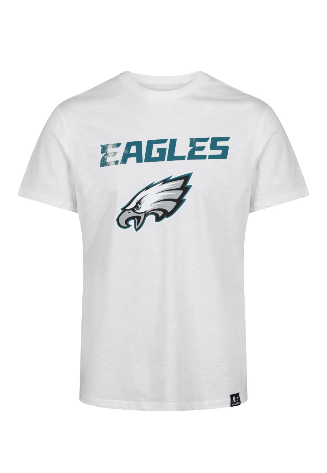 Recovered Philadelphia Eagles White NFL Est Ecru T-Shirt