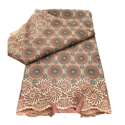 Dentelle suisse et satin de coton africain haut de gamme pour robe