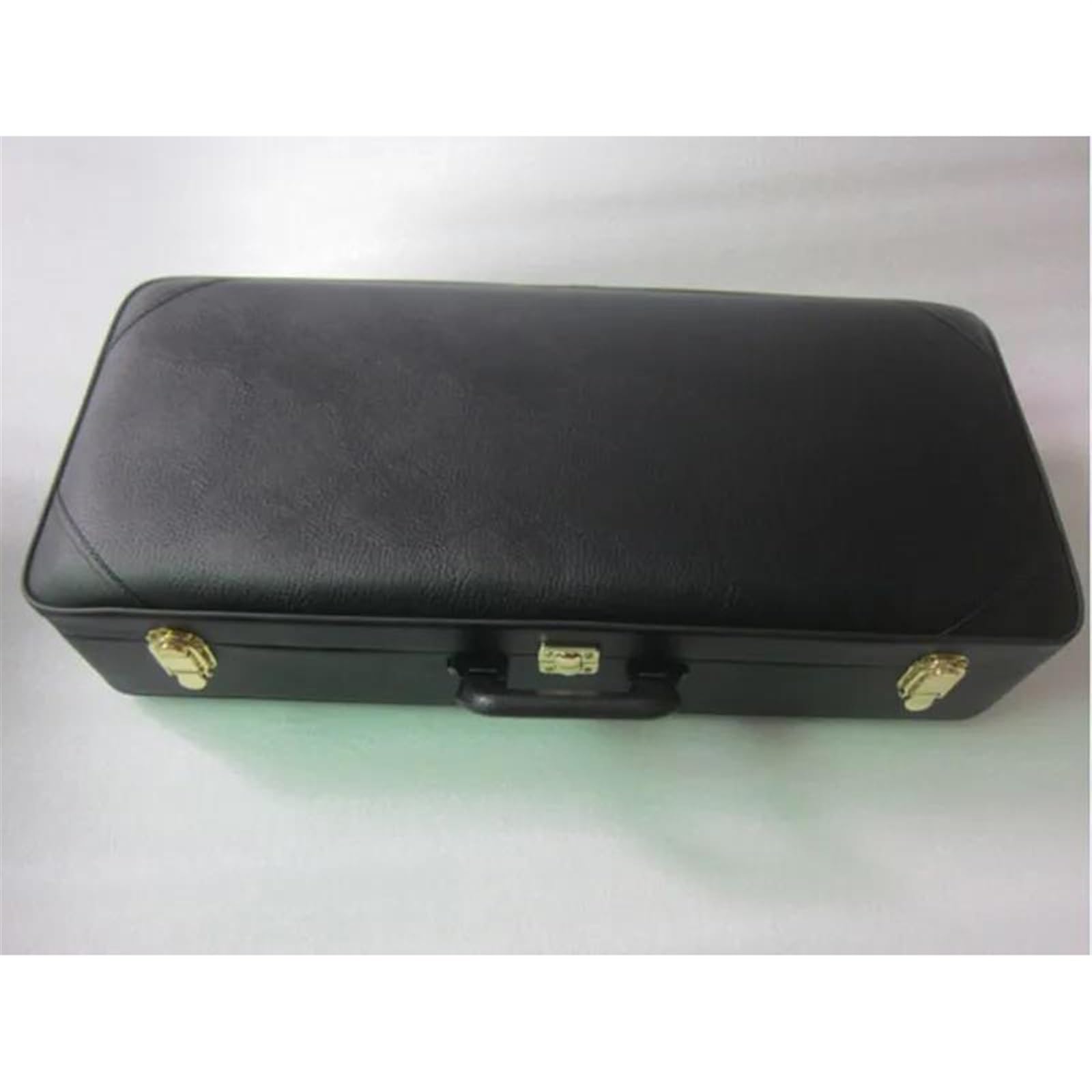 Saxofón Boquilla y estuche de accesorios completos para saxofón EF de saxofón Alto de simulación antigua (Color : Leather bag)