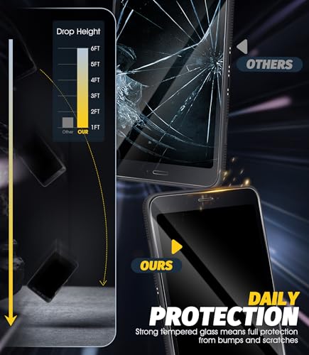 Image of Orzero (2 Pack) Compatible for Samsung Galaxy Tab Active 5 / Active3 (8 inch) Tempered Glass Screen Protector, Protector De Pantalla 9H High Definition Anti-Scratch Bubble-Free