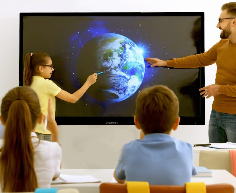 SMARTMEDIA SMA-1365M - Monitor lavagna interattiva 65", 4K, fino a 40 utenti