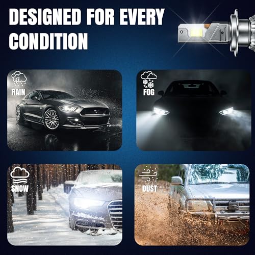 Image of OTOROYS H4 LED Headlight Bulbs 340W, 34000 Lumens Super Bright 6500K Cool White, Hi /Lo Beam Car Headlight Conversion Kit, Plug & Play Car Led Headlight, Pack of 2, 2 Years Warranty