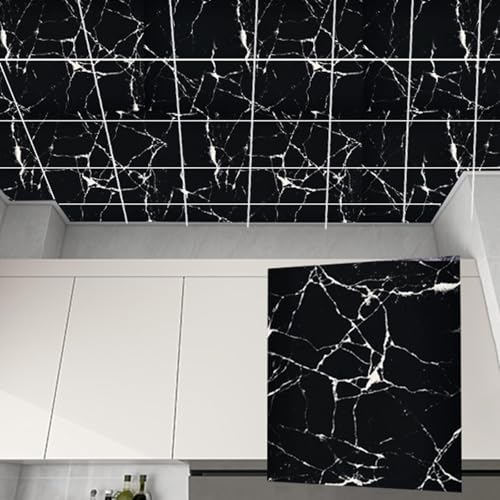 Azulejos de techo PVC Style C de 30x30 cm autoadhesivos e impermeables 2
