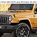 RT-TCZ Upgrade Version Clip-on Grille Front Mesh Grille Inserts Compatible with Jeep Wrangler JK JKU 2007-2015 (Matte Black)