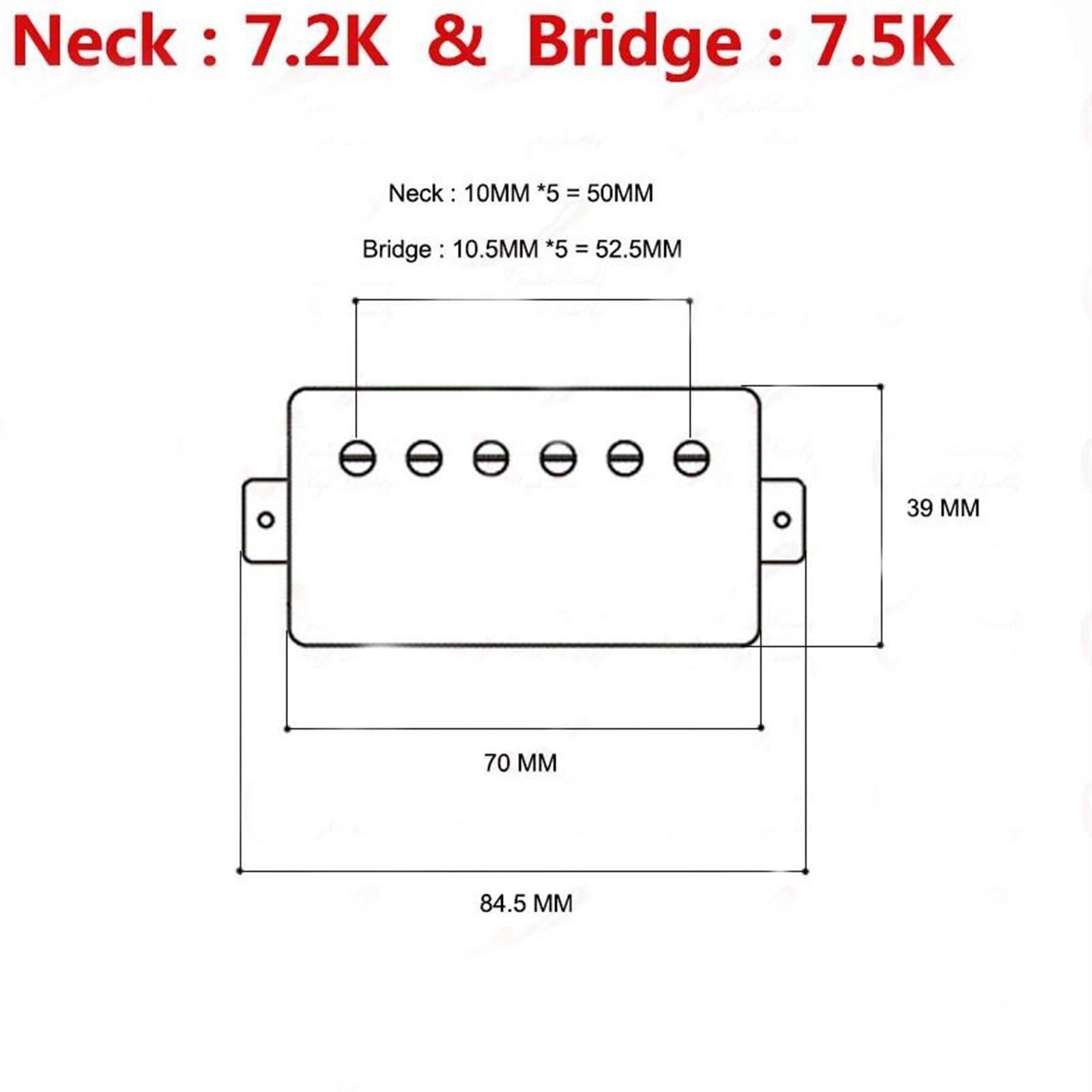 1 zestaw przetworników IBZ Super58 S58 Humbuckery Alnico(Color:ALL GD Pickups Kit)