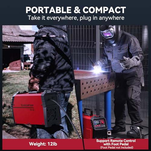 ARCCAPTAIN 200A HF TIG/Stick Welder