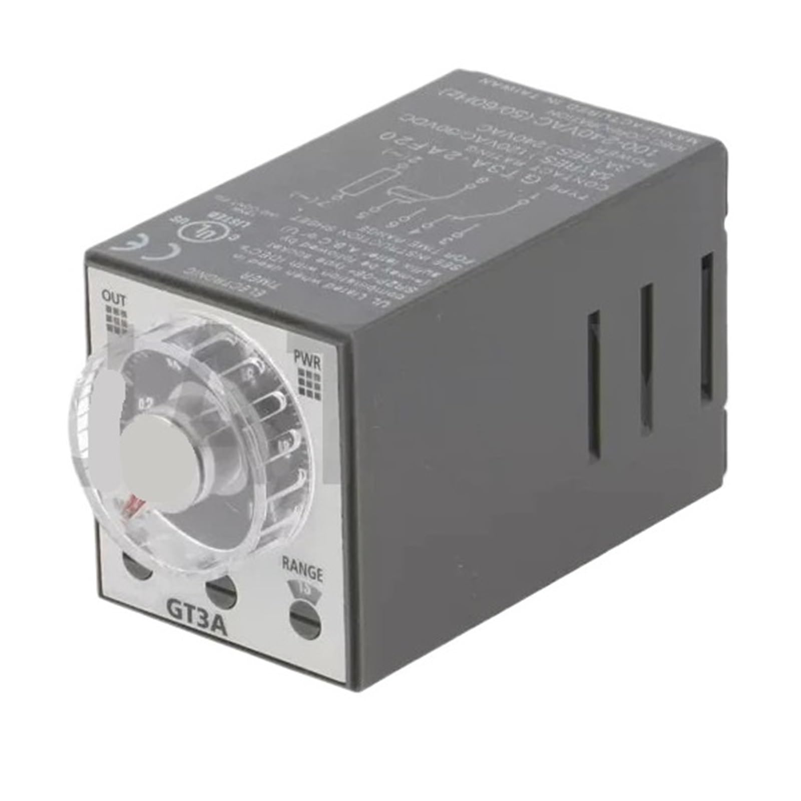 Relais temporisé GT3F-1AF20 pour automatisme industriel et armoire électrique