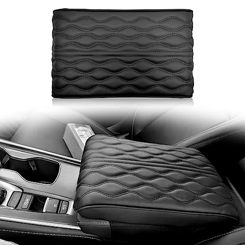 Funda para consola central de coche, funda para reposabrazos de espuma viscoelástica, cojín universal impermeable para reposabrazos, accesorios de decoración para la mayoría de vehículos, SUV