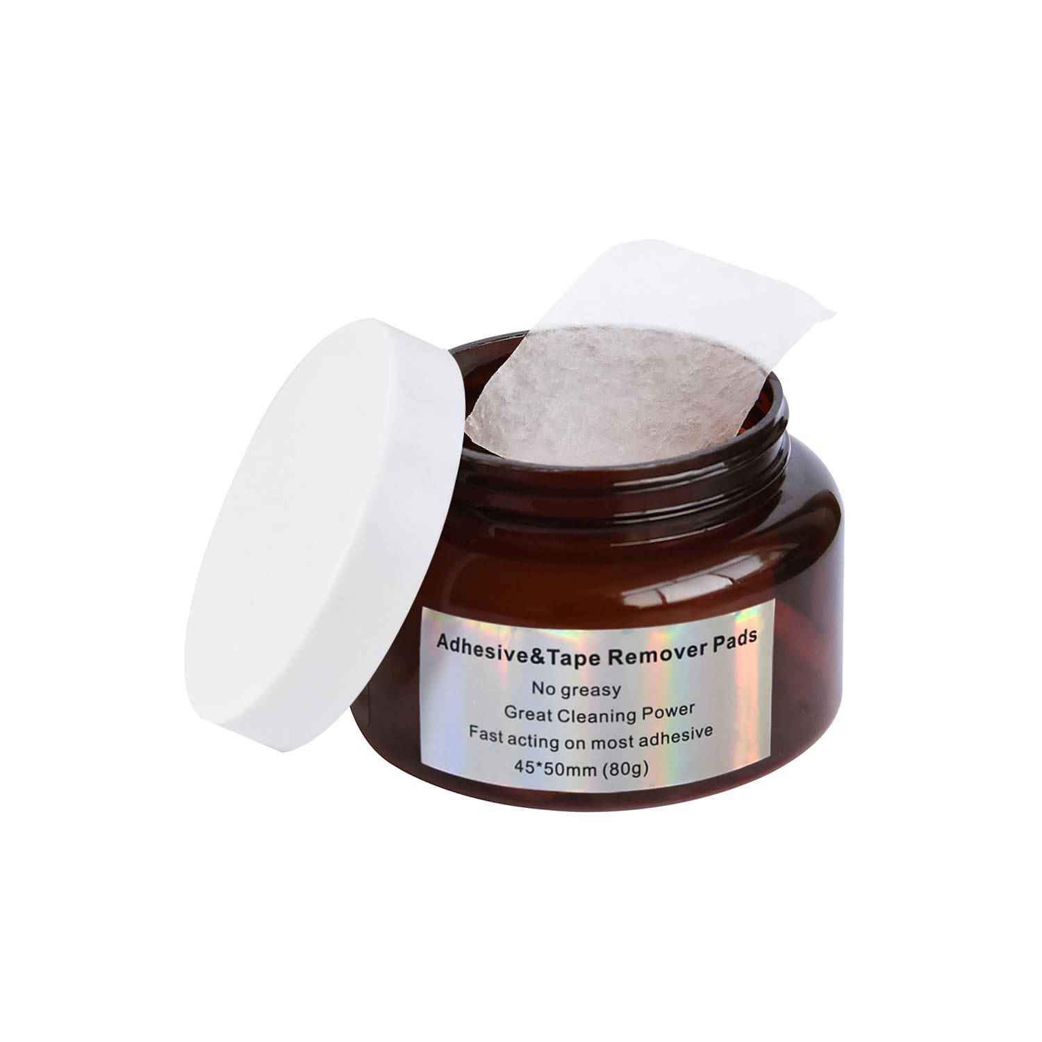 Professional Adhesive Remover Wipes - Adhesive Tape Remover Pads Gentle Lace Front Wig Cleanse Pads for Wigs & Extensions