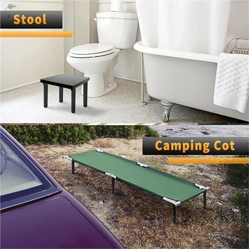Patas para muebles plegables de metal resistente de 35cm para optimizar espacio 8