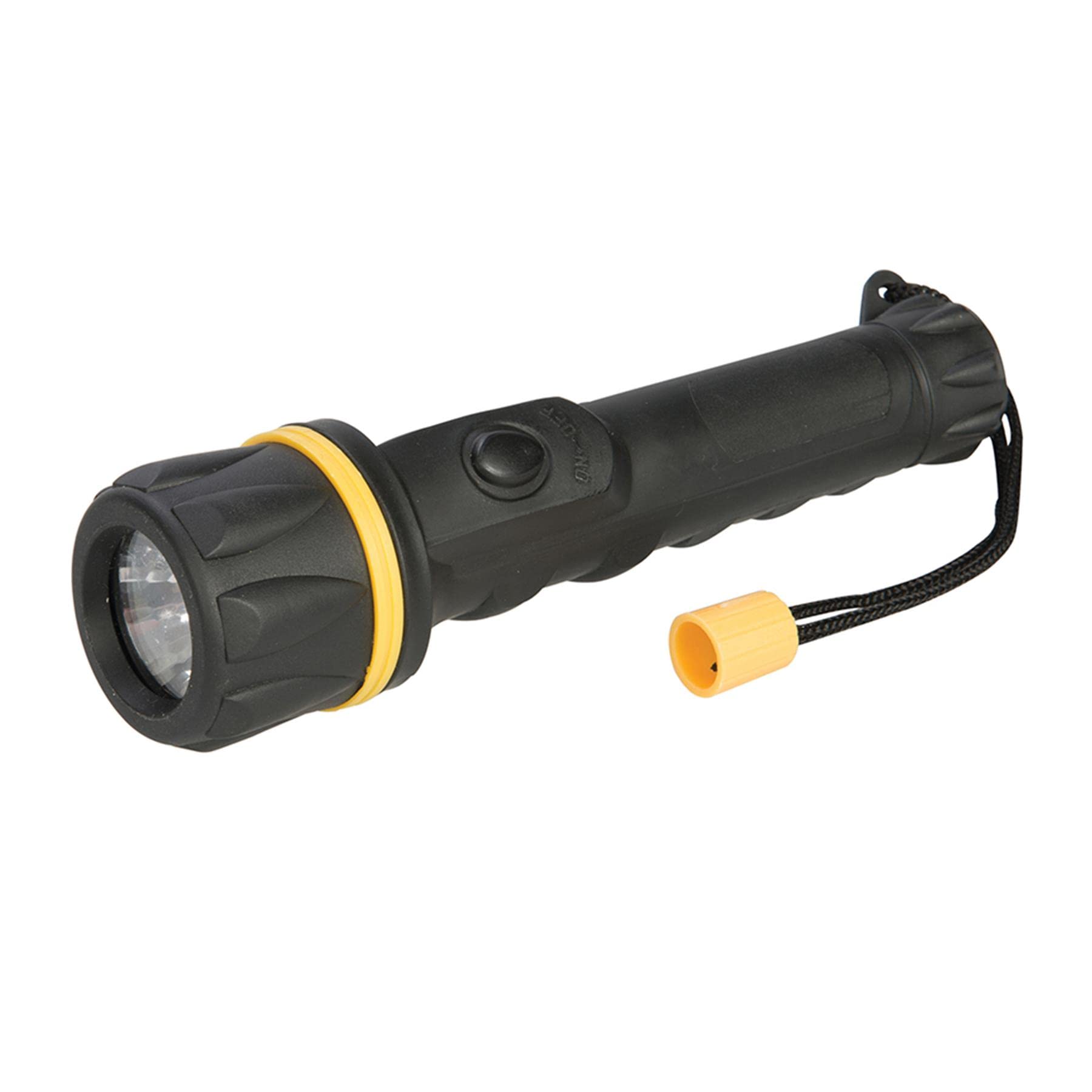 Dapetz ® Rubber Torch - 2 X Aa Water & Shock Resistant Camping Outdoor 10 Lumen Output Torch LED Torch Tactical Military Torches Super Bright Powerful Lumens Adjustable Focus Flashlight